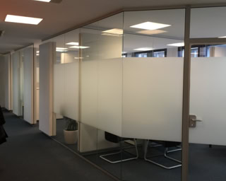 Sichtschutzfolien Bürotrennwände