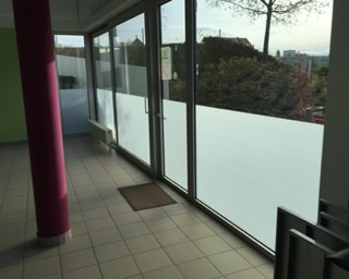 Sichtschutzfolien Teilfolierung