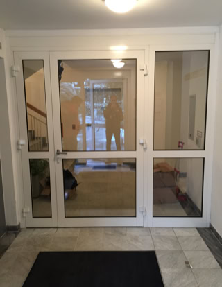 Sicherheitsfolien Eingangsbereich