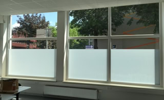 Sichtschutzfolien halbhoch