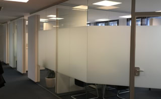 Sichtschutzfolien Teilfolierung