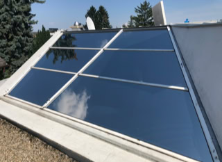 Sonnenschutzfolien Dachverglasung