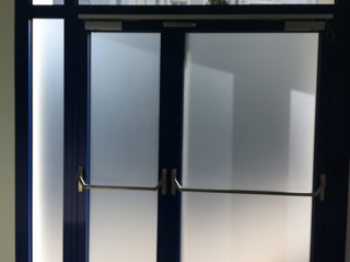 Sichtschutzfolien Eingangstüre